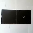Cd Dvd Case with Sleeve for art work black 200 used 5.2Mm Slim Poly