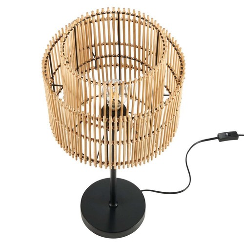 Nourish Bamboo Table Lamp - Picture 5 of 8