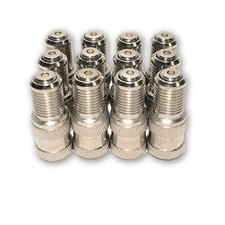 Set Of 12 Double Seal Inflate Through Type Valve Caps For Trucks Rvs And Semis