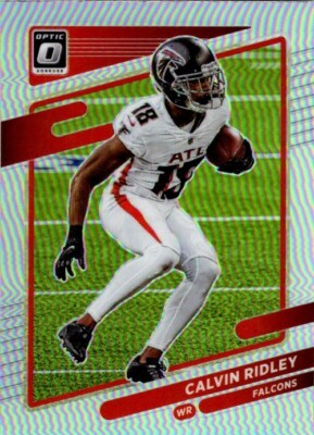 2021 Donruss Optic Holo Atlanta Falcons Football Card #151 Calvin Ridley