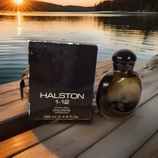 Original Halston 1-12 Men OLD VERSION VINTAGE~4.2 Oz/125 ml~Cologne Spray In Box