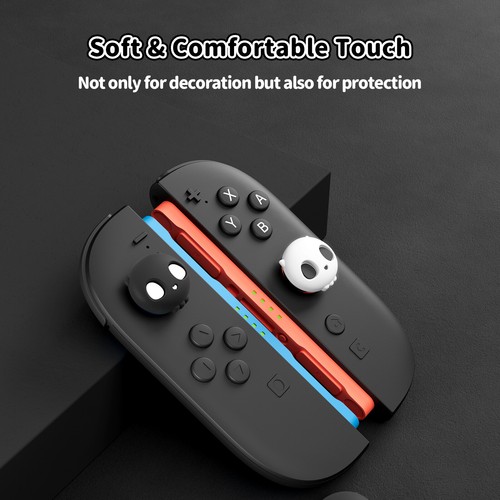 Empuñaduras para pulgar GeekShare NS2 para Nintendo Switch 2 tapas de joystick Sweet Skull 4 piezas - Imagen 6 de 8