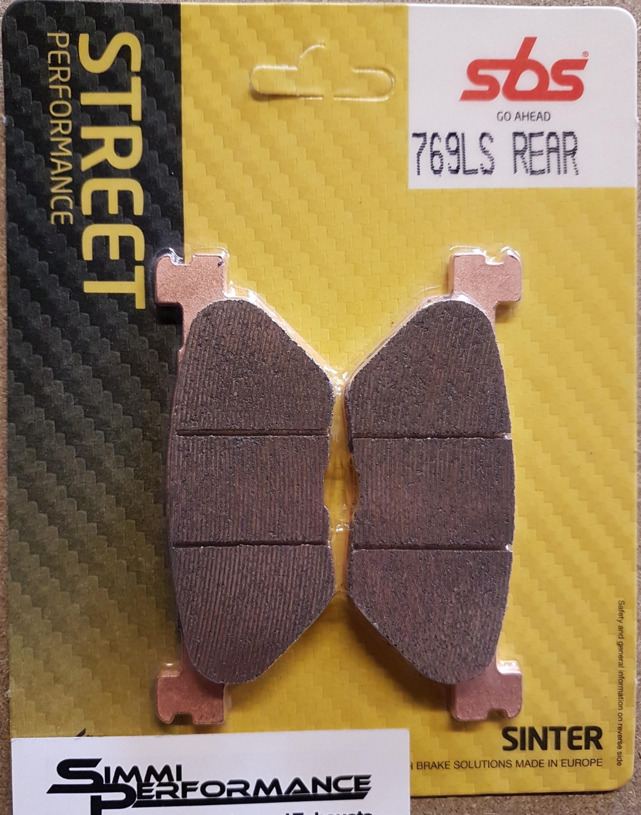 Brake Pads for YAMAHA SCR 950 2017-2019 Rear Street SBS - Image 40