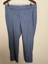 TALBOTS TALBOTS HAMPSHIRE ANKLE PANTS BLUE WOMEN 10