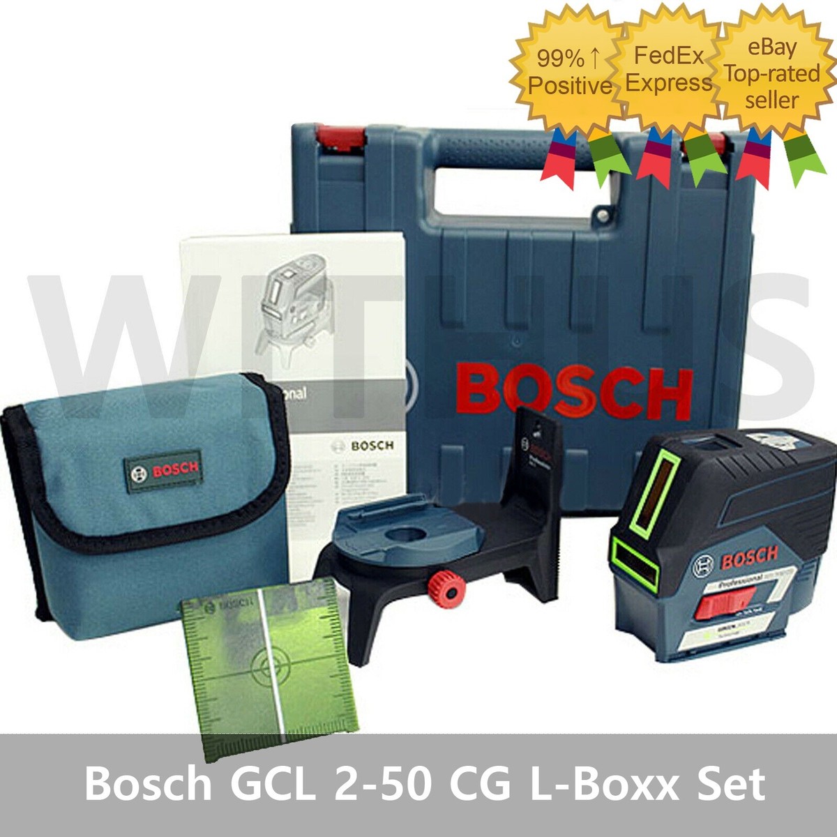 Bosch Professional GCL 2-50 CG Green Laser Level Leveler Bluetooth