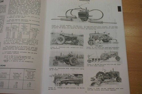 Hydraulic Belly Pump Lift-ALL Farmall H M MD IH Shop Service & Owners Manual Set - Picture 6 of 12