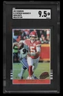 Patrick Mahomes /100 made Donruss Highlights Holo 2019 Football Card SGC 9.5
