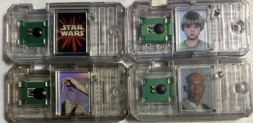 Star Wars Collectable CommTech Chips LOT of 4. Hasbro 1998 Not Tested ...