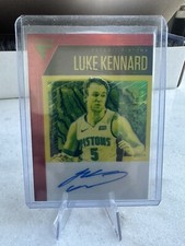 2019-20 Luke Kennard Chronicles Flux Red Autograph Auto - Detroit Pistons