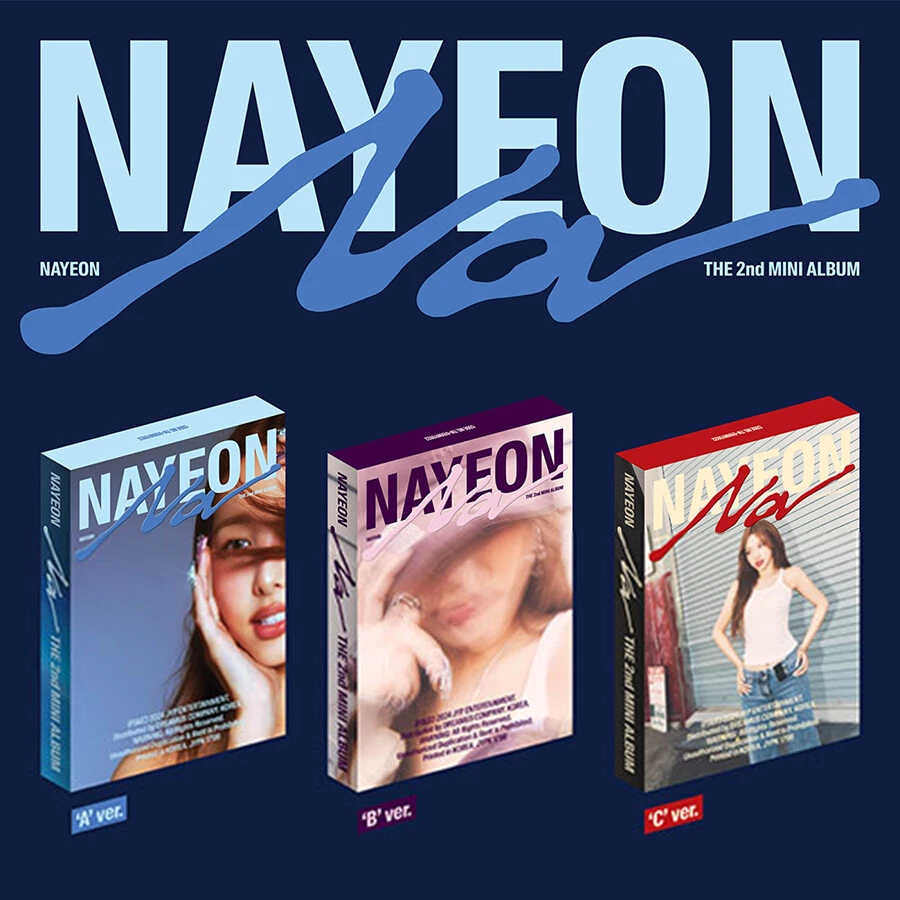 TWICE NAYEON [NA] 2nd Mini Album CD+2 Book+5 Photo Card+Hang Tag+