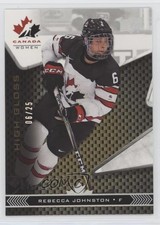 2018 Upper Deck Team Canada Juniors High Gloss 6/25 Rebecca Johnston #66 0y85