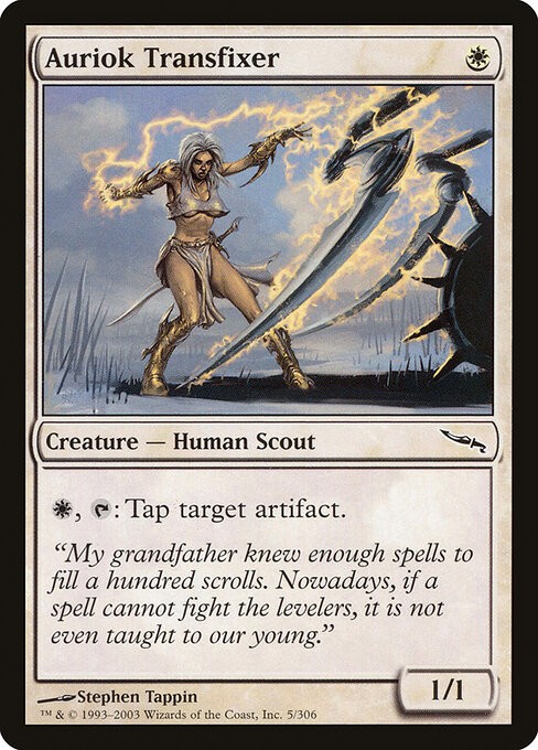 Auriok Transfixer Foil Mirrodin 5 NM MTG