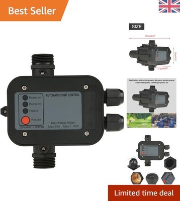 Selbstansaugender Wasserpumpen-Druckschalter 220V mit automatischer Steuerung - Schwarz C...