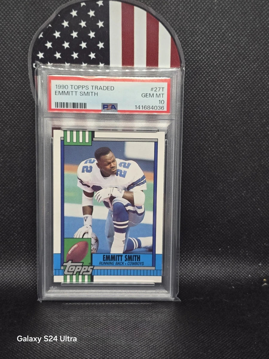 Emmitt Smith 10 Graded Football Sports Trading Cards & Accessories