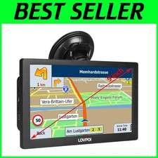 User-Friendly 9-Inch Truck GPS with Advanced Routing & Lifetime Map Updates