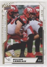 2020 Upper Deck CFL Gold 34/50 William Langlais #150 1g43