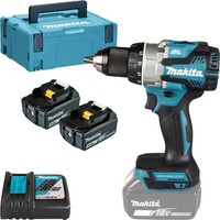 Makita DDF489RTJ Akku-Bohrschrauber 18 V / 2X 5,0 Ah Akku + LadegeräT Im Makpac