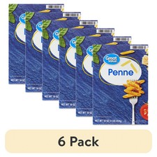 (6 pack) Great Value Penne Pasta, 16 oz