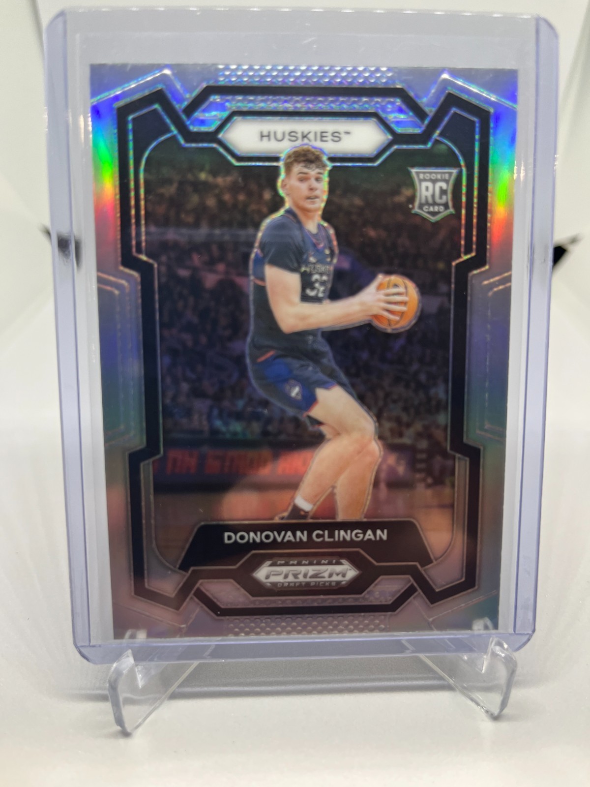 2024 Panini Prizm Draft Picks - Donovan Clingan #95 Silver Prizm (RC)
