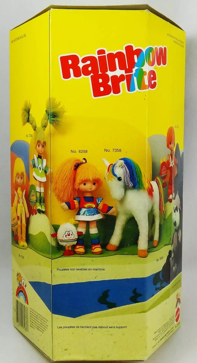 Poupée Rainbow Brite Mattel, 45cm - Blondine, Boîte Canada, édition Limitée