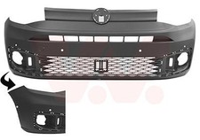 VAN WEZEL Stoßstange Stoßfänger für VW Caddy V Kombi (SBB, SBJ) Schwarz 5707572