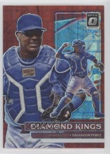 2022 Donruss Optic Diamond Kings Red Pandora Prizm 45/99 Salvador Perez #9 o7m