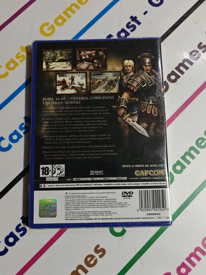 SHADOW OF ROME PS2 PLAYSTATION 2 PAL ITALIANO SIGILLATO NUOVO PERFETTO - Imagen 2 de 3