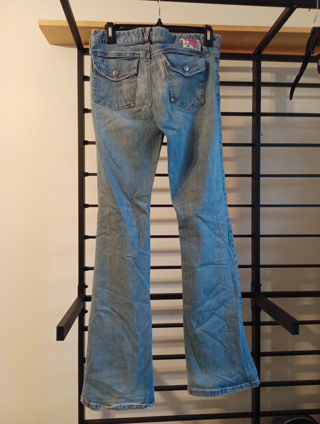 Mud Jeans Juniors Patchwork Boot Cuts Size 5 Ligh… - image 2