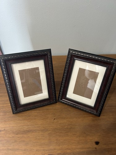 Cadre Photo Heirloom Bois Teinte Argent - Format 4x6 Pouces - Occasion