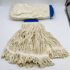 Cotton Mop Head Replacement Screw-On Fits 3/4-5 Acme Looped End 24oz Pack of 3