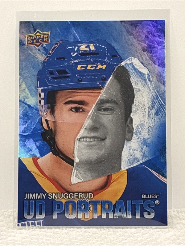 St. Louis Blues - Jimmy Snuggerud - 2025-26 UD Series 2 - UD Portraits - #P-38