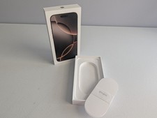 EMPTY BOX ONLY Apple iPhone 16Pro Max Desert Titanium 256GB A3084 MYW53LL/A