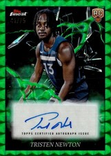 2024-25 Topps Finest - Electrifying Signatures Tristen Newton (AU, RC)