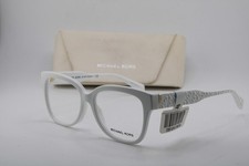 NEW MICHAEL KORS MK 4091 PALAWAN 3100 WHITE GOLD AUTHENTIC EYEGLASSES 52-16