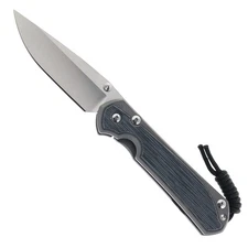 Chris Reeves Large Sebenza 31 Folding Knife Black Micarta Inlay Magnacut Blade