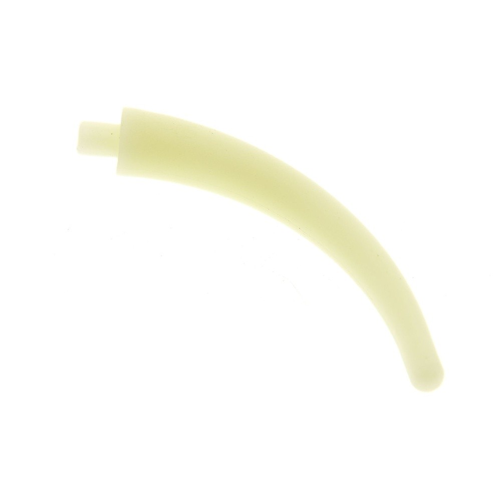 1x Lego Animal Dinosaur Tail End White Glows Dragon Tip Horn 40379