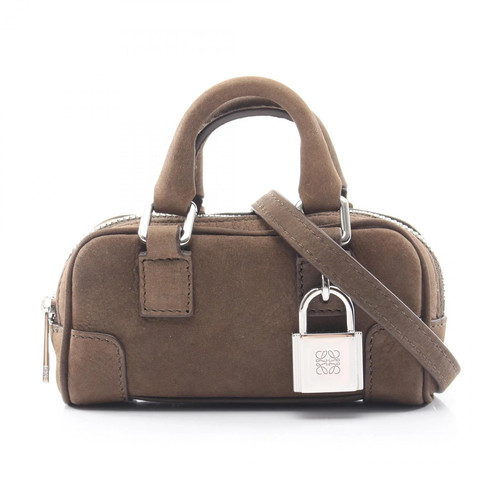 Loewe 2WAY Handbag Gray Leather #RCB9926