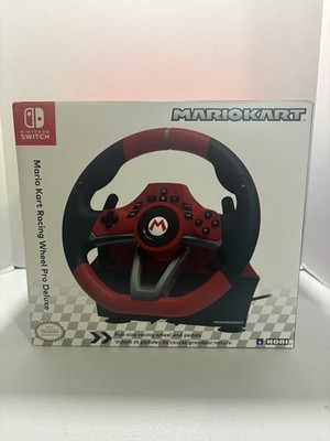 Nintendo Switch Mario Kart HORI Racing Wheel Pro Deluxe w/ Pedals NSW-228U