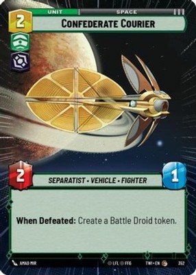 3X-Confederate Courier - Hyperspace-SWU03-Twilight of the Republic-Star Wars Unl