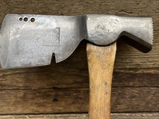 SCARCE Vaughn Bushnell Roofing Hatchet Axe Lathing Shingle Hammer - Super Steel