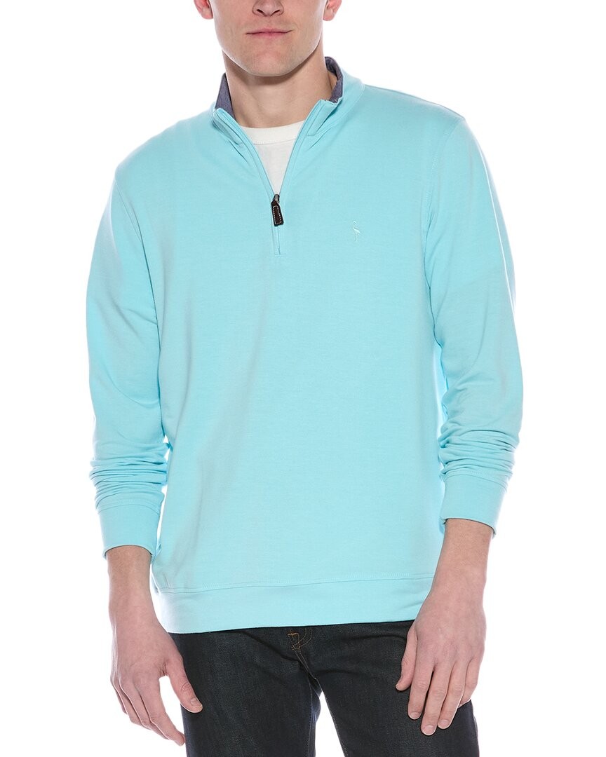Мужской пуловер Tailorbyrd French Terry на молнии 14 синий S 4990₽