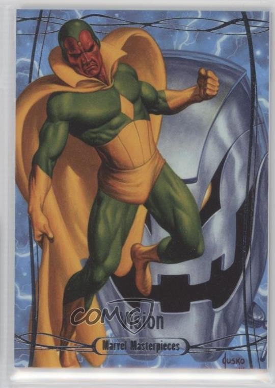 2016 Upper Deck Marvel Masterpieces 252/999 Level 3 Vision #66 0nc