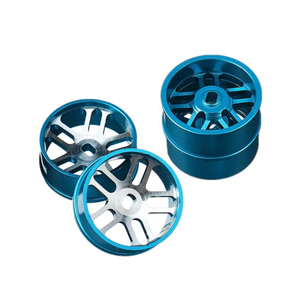 4pcs Wheel Hubs for 1/28 Kyosho MINI-Z MR-03 AWD IW04M MINI-Q Wltoys K989 RC Car - Image 2 of 4
