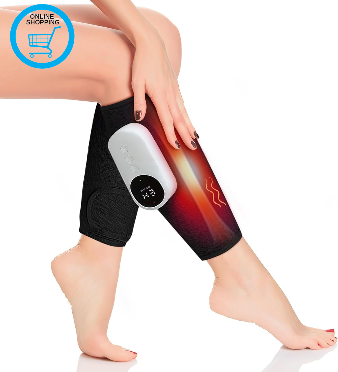 Leg Massager - Calf Massager for Circulation and Pain Relief,3 Intensity Levels,