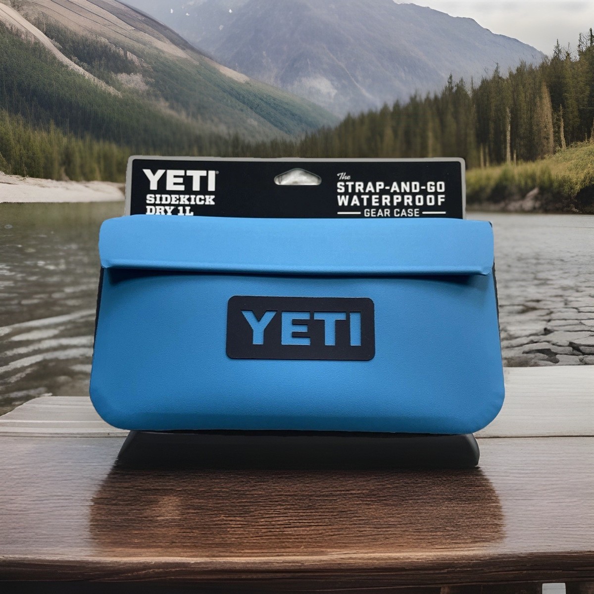 YETI イエティ サイドキック ドライ 1L ギアケース ビッグウェーブ ブルー Sidekick Dry 1L Gear Case Big Wave Blue NEW! - YETI Sidekick 1L Big Wave Blue Waterproof Dry Gear Case | eBay