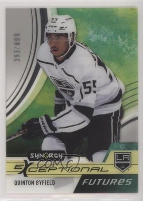 2021 Upper Deck Synergy Exceptional Futures /899 Quinton Byfield Rookie ...