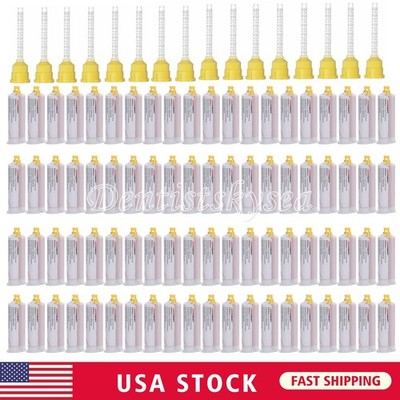 Dental Impression Material VPS Light Body Fast Set ( 2*Cartridge & 5 Tips) PVS L