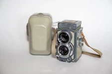 Rolleiflex 4x4 Baby Gray Rollei + 10 Rolls of Film!!