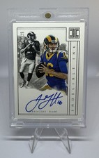 2018 Panini Impeccable Jared Goff Indelible Ink /25 Auto #II-JG Rams Lions