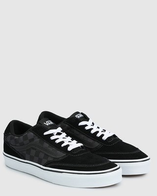  Sport Schuhe Sneakers Unisex Vans Brooklyn LS Chess Schwarzer Asphalt Lifestyl